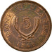 Coin, Uganda, 5 Cents, 1966, VF(30-35), Bronze, KM:1