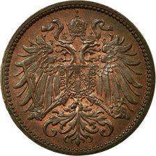 Moneta, Austria, Franz Joseph I, 2 Heller, 1910, BB, Bronzo, KM:2801