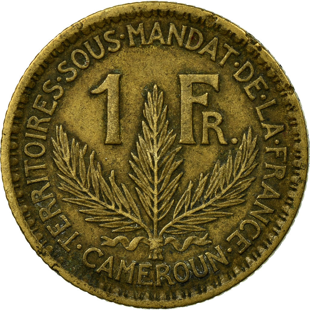 Monnaie, Cameroun, Franc, 1925, Paris, TB+, Aluminum-Bronze, KM:2