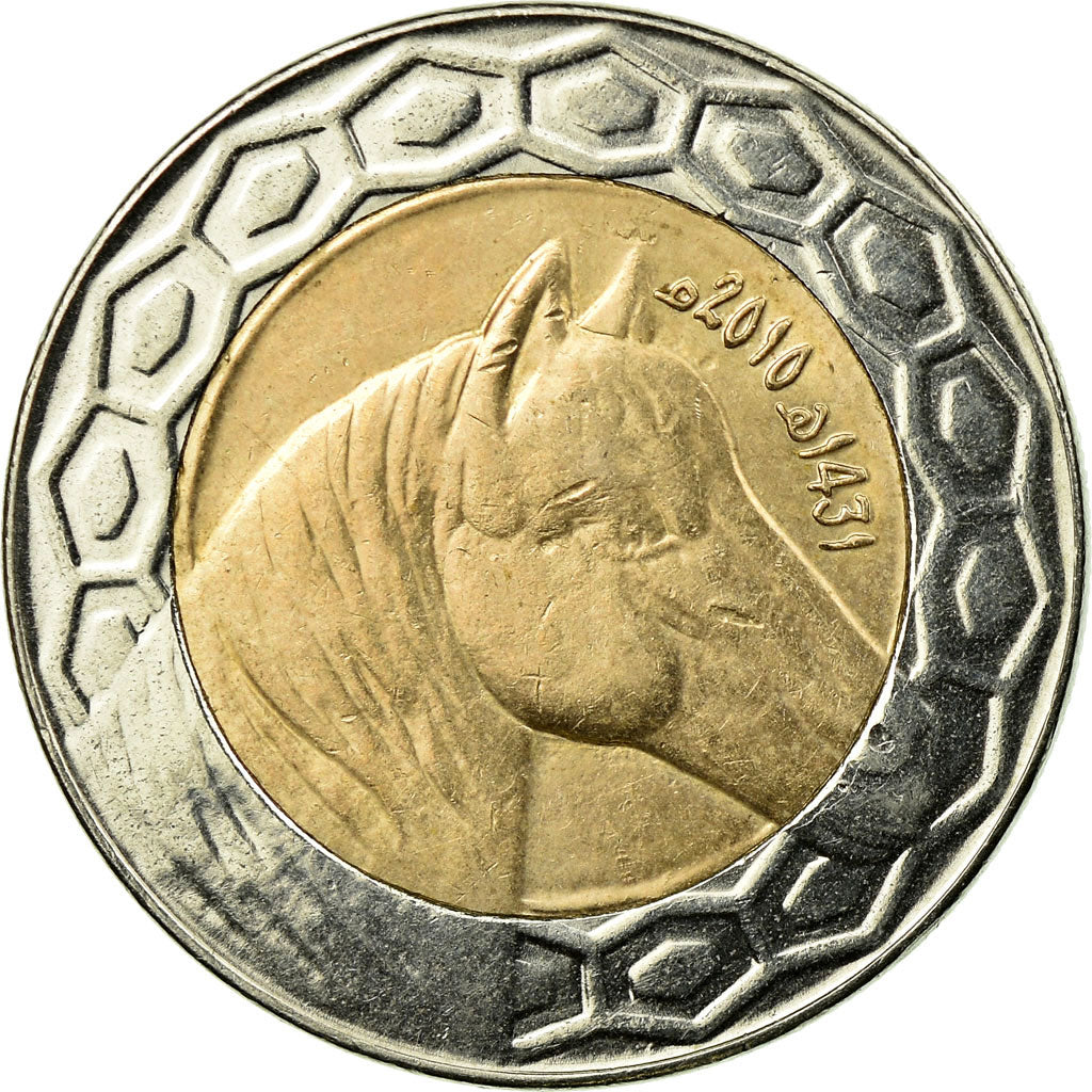 Coin, Algeria, 100 Dinars, 2010, Algiers, EF(40-45), Bi-Metallic, KM:132