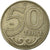 Moeda, Cazaquistão, 50 Tenge, 2002, Kazakhstan Mint, EF(40-45)