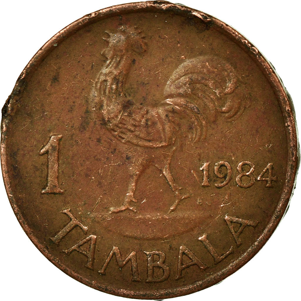 Coin, Malawi, Tambala, 1984, VF(30-35), Copper Plated Steel, KM:7.2a
