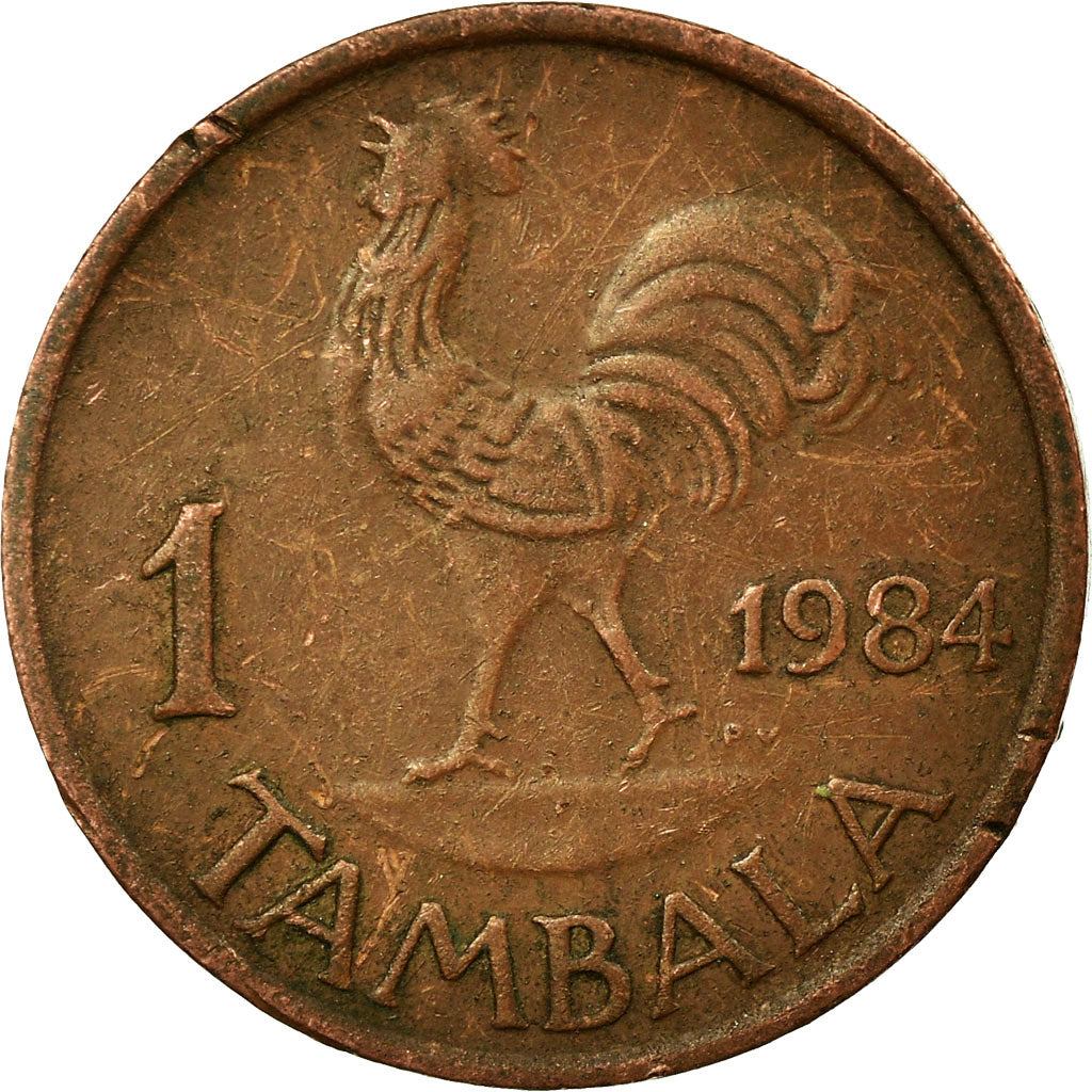 Coin, Malawi, Tambala, 1984, EF(40-45), Copper Plated Steel, KM:7.2a