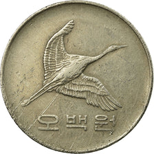 Coin, KOREA-SOUTH, 500 Won, 1984, EF(40-45), Copper-nickel, KM:27