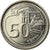Moneta, Singapore, 50 Cents, 2013, Singapore Mint, BB, Rame-nichel
