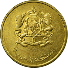 Coin, Morocco, 20 Santimat, 2015, Paris, EF(40-45), Brass plated steel