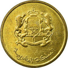 Coin, Morocco, 20 Santimat, 2016, Paris, EF(40-45), Brass plated steel