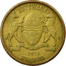 Coin, Botswana, Pula, 2013, British Royal Mint, VF(30-35), Nickel plated steel