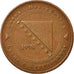 Munten, Bosnië - Herzegovina, 50 Feninga, 1998, British Royal Mint, FR+, Copper