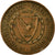 Moneda, Chipre, 5 Mils, 1973, BC+, Bronce, KM:39