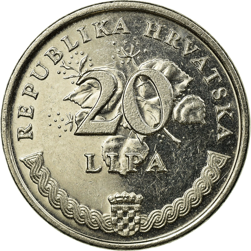 Monnaie, Croatie, 20 Lipa, 1997, TTB, Nickel plated steel, KM:7