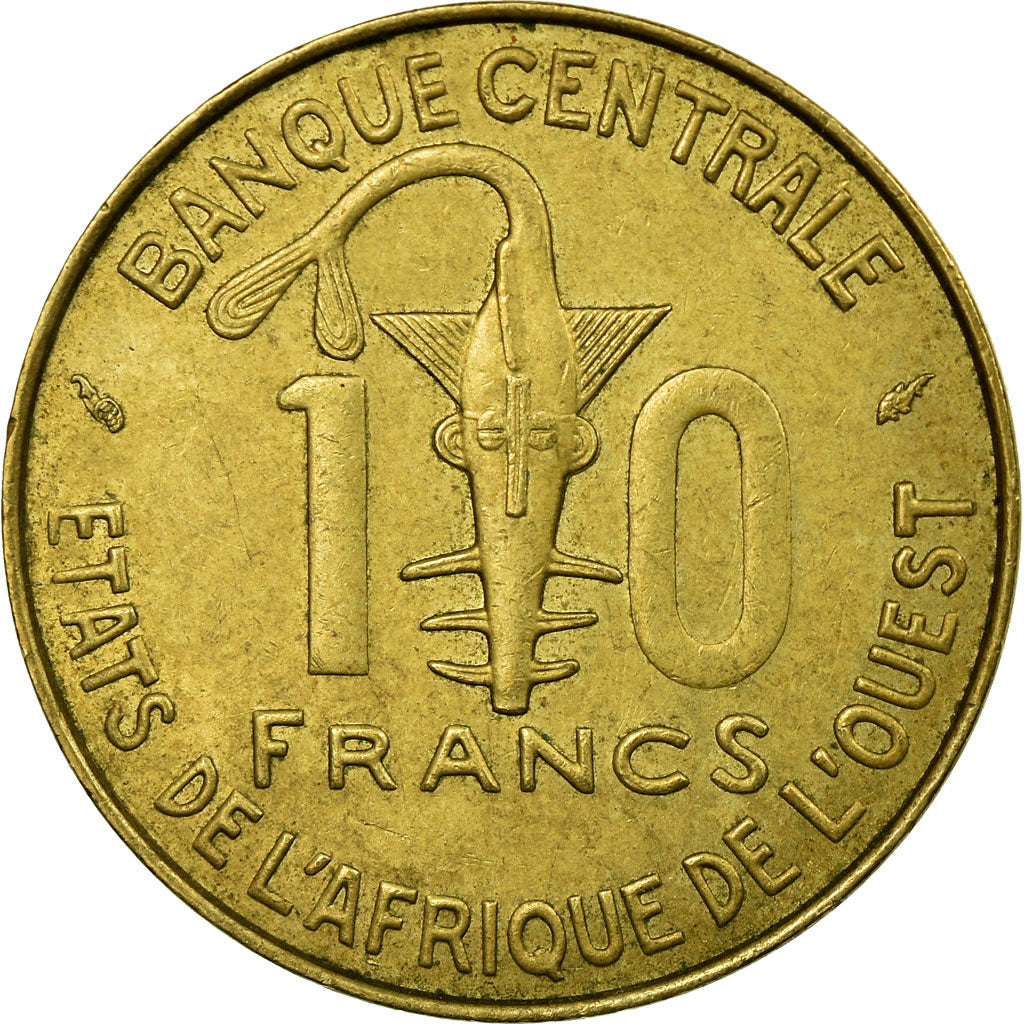 Moeda, Estados da África Ocidental, 10 Francs, 1978, Paris, EF(40-45)