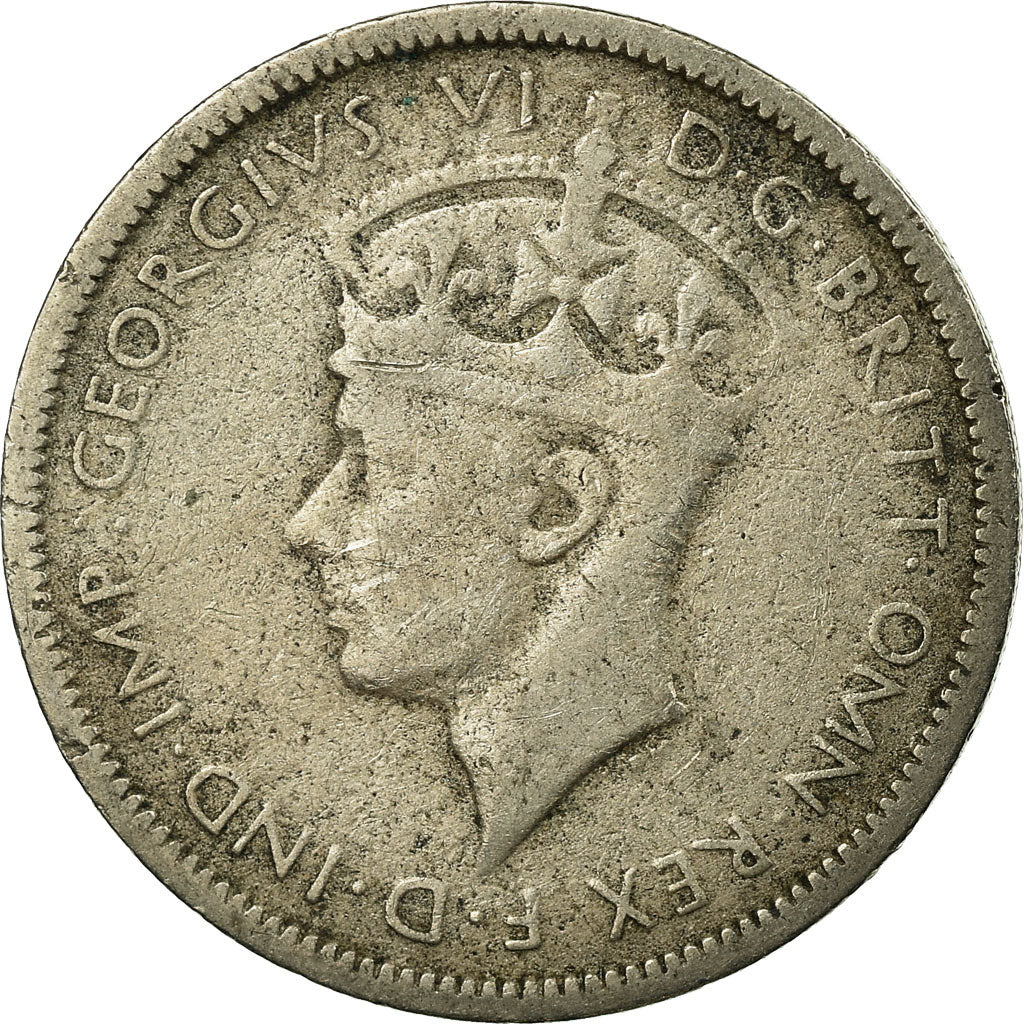 Coin, BRITISH WEST AFRICA, George VI, 3 Pence, 1938, VF(30-35), Copper-nickel