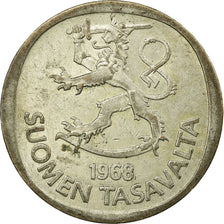 Münze, Finnland, Markka, 1968, S+, Silber, KM:49