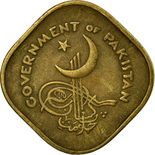 Monnaie, Pakistan, 1/2 Anna, 1953, TB+, Nickel-brass, KM:13