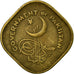 Monnaie, Pakistan, 1/2 Anna, 1953, TB+, Nickel-brass, KM:13