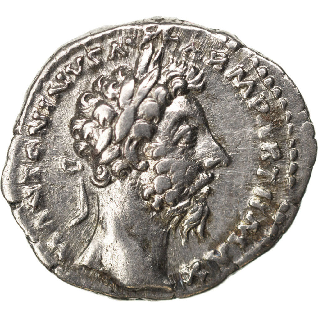 Lucius Verus, Denarius, AU(50-53), Silver, Cohen #126, 3.40