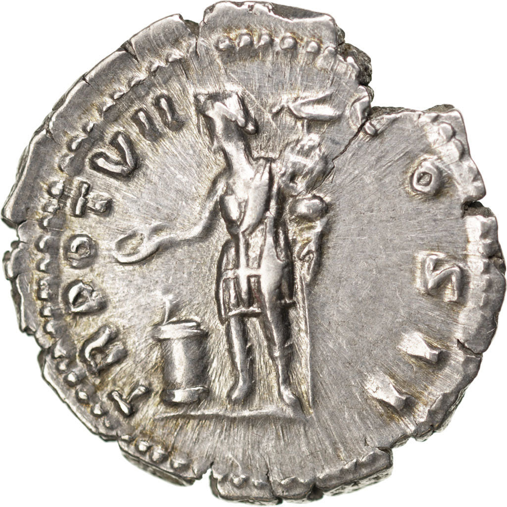 Moneta, Marcus Aurelius, Denarius, BB+, Argento, Cohen:661