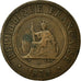 Coin, FRENCH COCHIN CHINA, Cent, 1879, Paris, VF(30-35), Bronze, KM:3