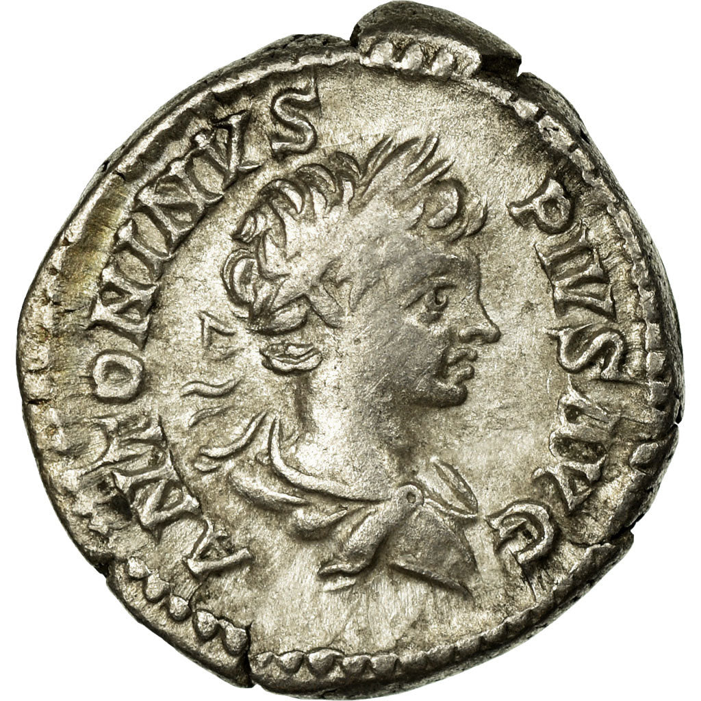 Munten, Caracalla, Denarius, ZF+, Zilver