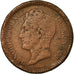 Moneta, Monaco, Honore V, Decime, 1838, Monaco, MB+, Rame, KM:97.1, Gadoury:105