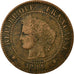 Coin, France, Cérès, 2 Centimes, 1884, Paris, VF(30-35), Bronze, KM:827.1