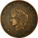 Monnaie, France, Cérès, 2 Centimes, 1886, Paris, TB+, Bronze, KM:827.1