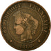 Monnaie, France, Cérès, 2 Centimes, 1886, Paris, TB, Bronze, Gadoury:105