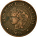 Monnaie, France, Cérès, 2 Centimes, 1895, Paris, TB+, Bronze, Gadoury:105