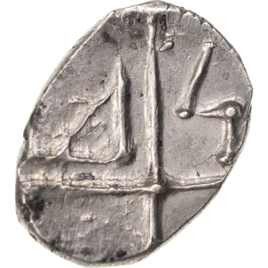 Massalia, Obol, AU(50-53), Silver, 0.60