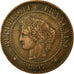 Coin, France, Cérès, 2 Centimes, 1897, Paris, VF(30-35), Bronze, KM:827.1