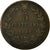 Coin, Italy, Vittorio Emanuele II, 5 Centesimi, 1861, Milan, VF(30-35), Copper