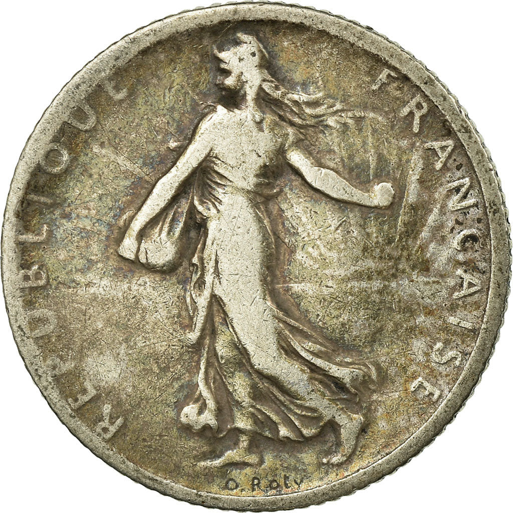 Monnaie, France, Semeuse, Franc, 1902, Paris, TB+, Argent, Gadoury:467, KM:844.1
