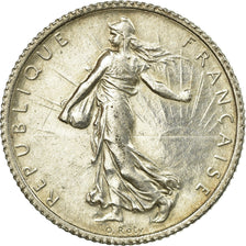 Coin, France, Semeuse, Franc, 1918, Paris, EF(40-45), Silver, KM:844.1