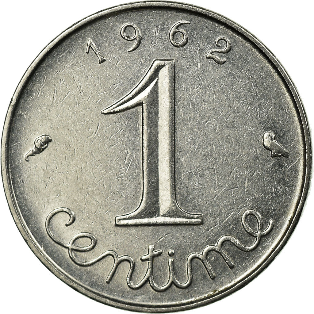 Coin, France, Épi, Centime, 1962, Paris, VF(30-35), Stainless Steel, KM:928