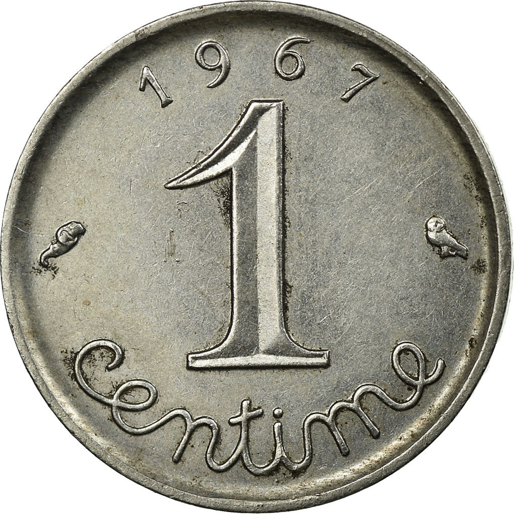 Moneta, Francia, Épi, Centime, 1967, Paris, MB+, Acciaio inossidabile, KM:928
