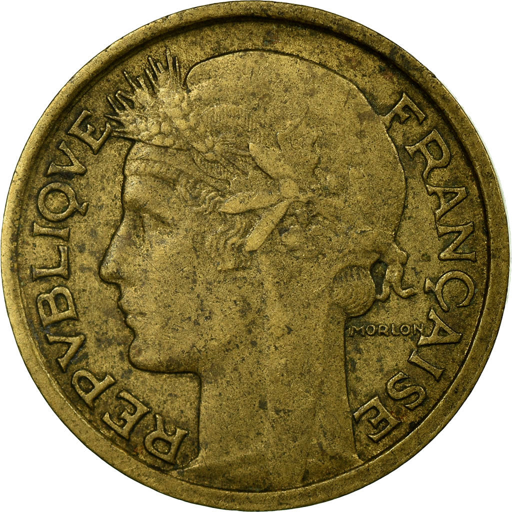 Coin, France, Morlon, 50 Centimes, 1938, Paris, VF(30-35), Aluminum-Bronze