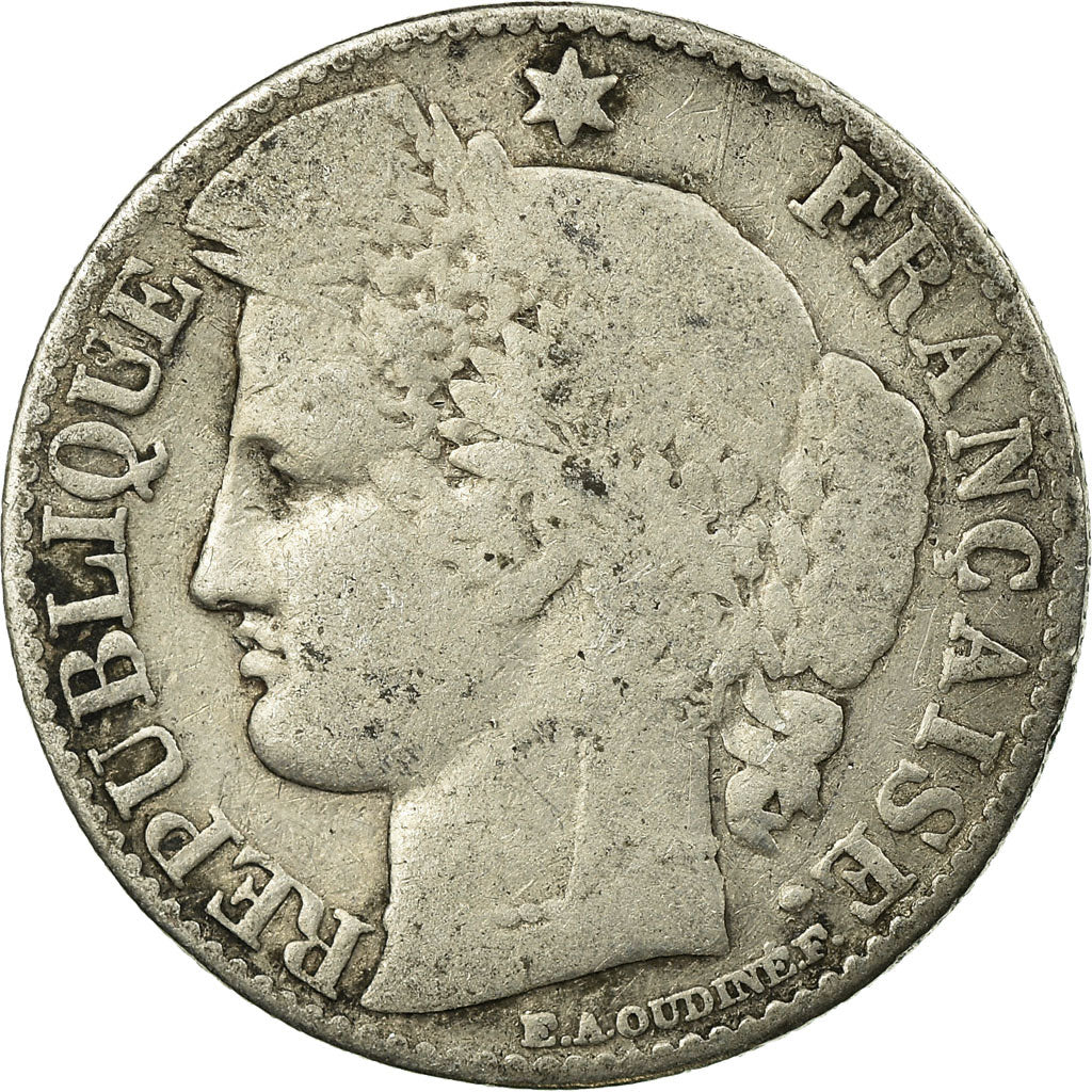 Monnaie, France, Cérès, 50 Centimes, 1894, Paris, TB, Argent, Gadoury:419a