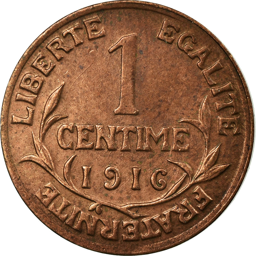 Münze, Frankreich, Dupuis, Centime, 1916, Paris, S+, Bronze, KM:840, Gadoury:90