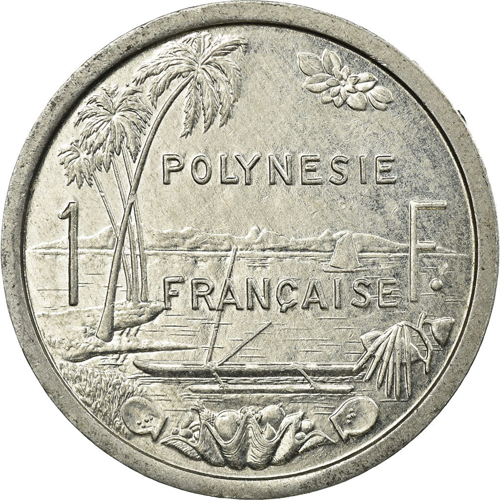Coin, French Polynesia, Franc, 1990, Paris, EF(40-45), Aluminum, KM:11
