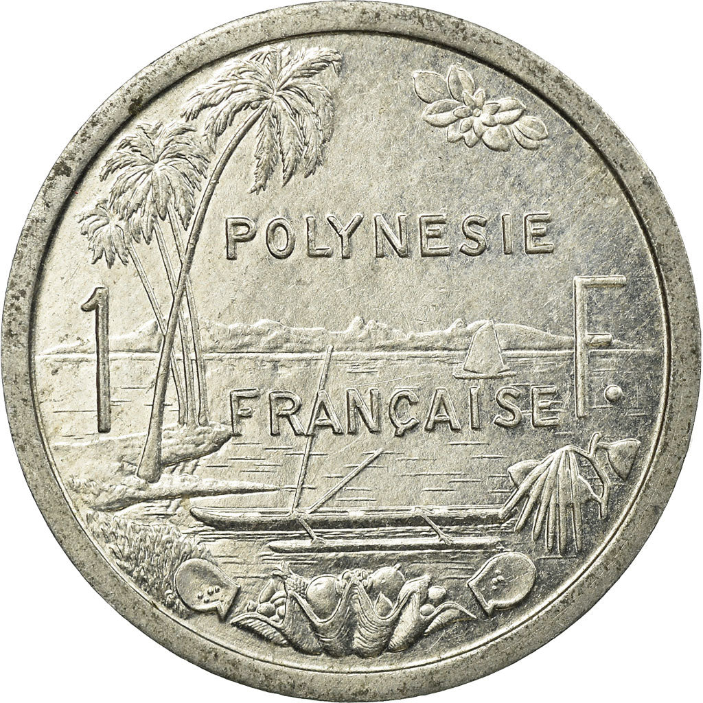 Moneda, Polinesia francesa, Franc, 1991, Paris, MBC, Aluminio, KM:11