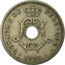 Coin, Belgium, 10 Centimes, 1902, VF(30-35), Copper-nickel, KM:48