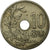 Moneta, Belgia, 10 Centimes, 1902, VF(30-35), Miedź-Nikiel, KM:48