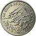 Coin, Central African States, 50 Francs, 1989, Paris, EF(40-45), Nickel, KM:11