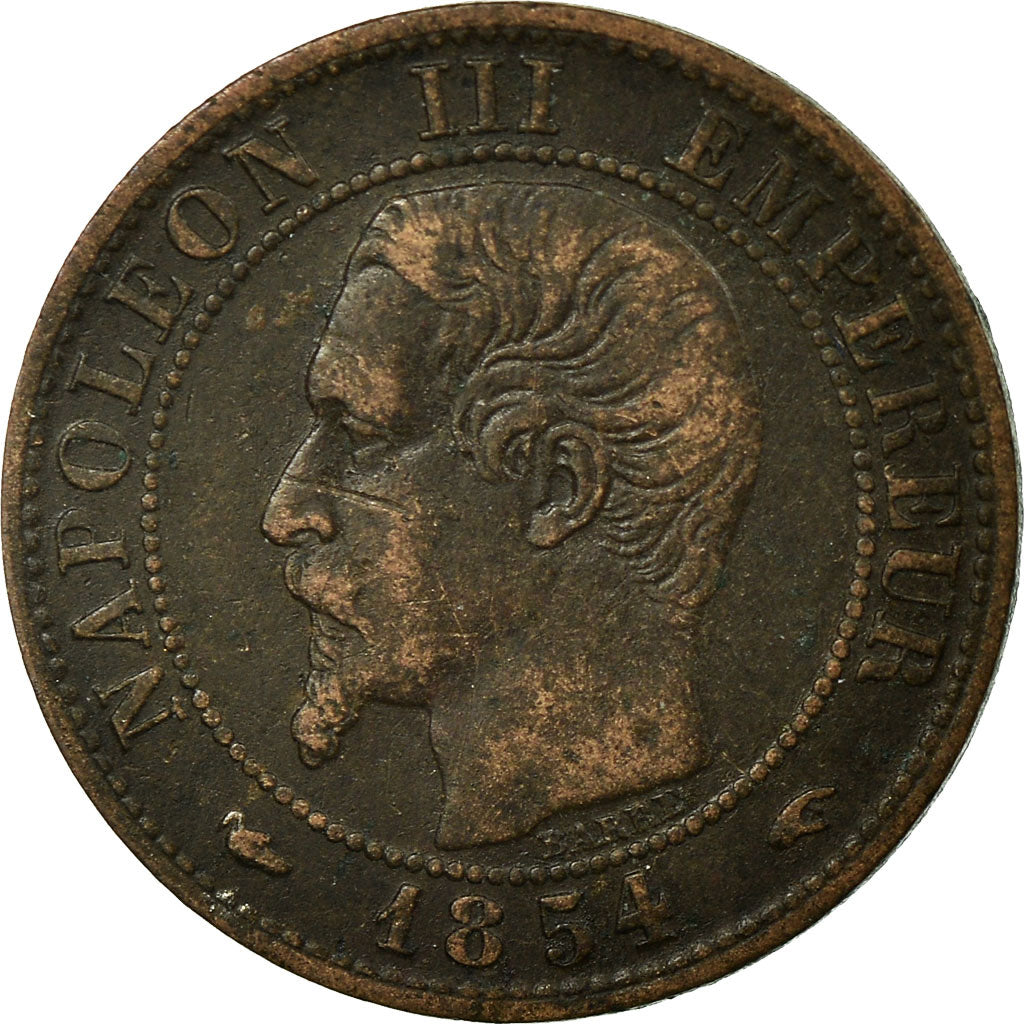 Coin, France, Napoleon III, Napoléon III, Centime, 1854, Paris, VF(30-35)