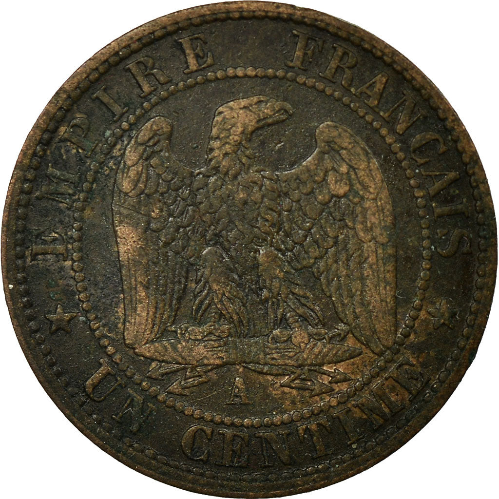 Coin, France, Napoleon III, Napoléon III, Centime, 1854, Paris, VF(30-35)