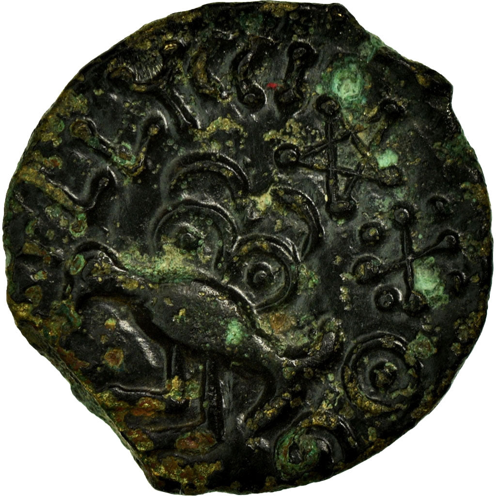 Coin, Senones, Bronze, AU(50-53), Bronze