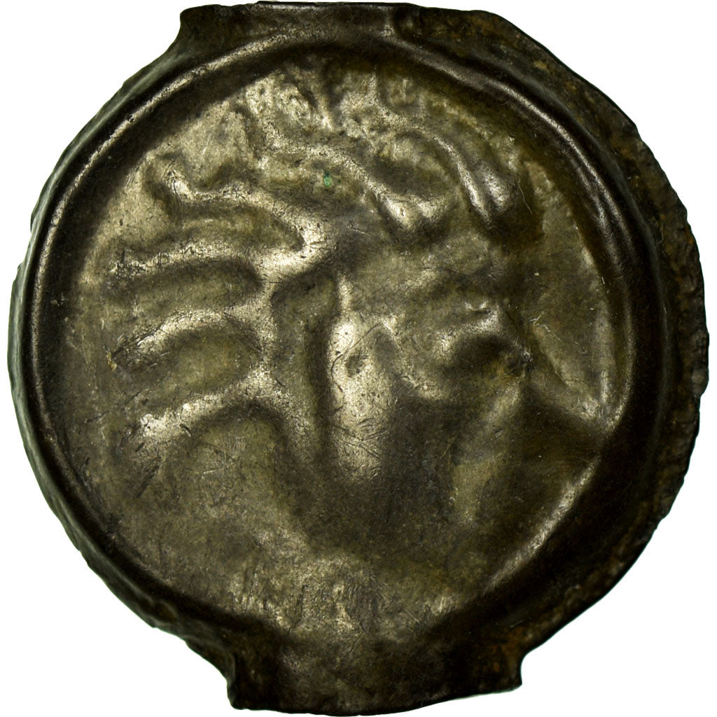 Coin, Senones, Potin, AU(50-53), Potin, Latour:7417