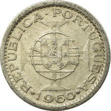 Coin, Mozambique, 5 Escudos, 1960, VF(30-35), Silver, KM:84
