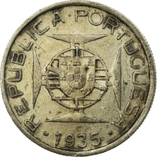 Moneta, Mozambico, 5 Escudos, 1935, MB, Argento, KM:62